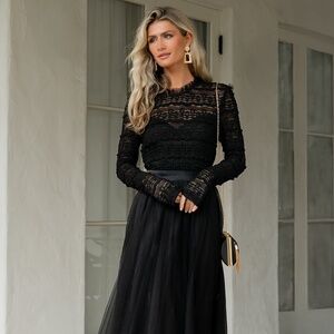 Baltic Born Lonnie Tulle Dress | Black Size MM